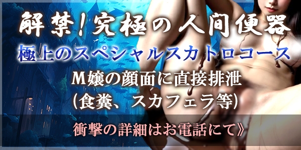究極の人間便器コースございます